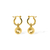Brinco Argola Pingente Esfera - Banhado a Ouro 18K - comprar online
