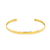 Bracelete Liso Sther - Banhado a Ouro 18K - comprar online