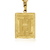 Pingente Placa Letra H - Banhado a Ouro 18K