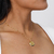 Colar Medalha Letra M - Banhado a Ouro 18K