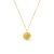 Pingente Medalha Medusa banhado a ouro 18K. 