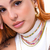 Brinco Argola Bold Oval - Banhado a Ouro 18K na internet