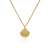 Colar Concha banhado a ouro 18K. 