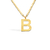 Colar Max Letra - Banhado a Ouro 18K - comprar online