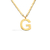 Colar Max Letra - Banhado a Ouro 18K