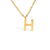 Colar Max Letra - Banhado a Ouro 18K - comprar online