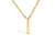 Colar Max Letra - Banhado a Ouro 18K na internet