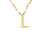 Imagem do Colar Max Letra - Banhado a Ouro 18K