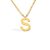 Colar Max Letra - Banhado a Ouro 18K - loja online