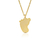 Pingente Personalizável Pezinho Bebê - Banhado a Ouro 18K - comprar online