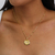 Colar Medalha Letra Y - Banhado a Ouro 18K