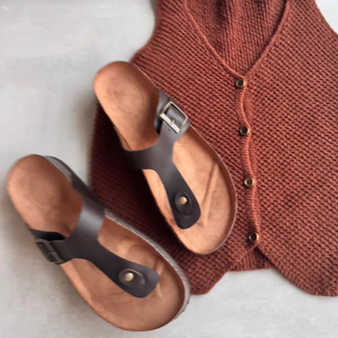 SANDALIA TELMA CHOCOLATE - comprar online