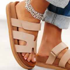 SANDALIA HERMINIA OFF WHITE - LAS ROXY