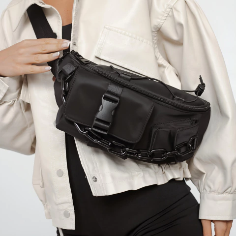 RIÑONERA MARVEL BLACK