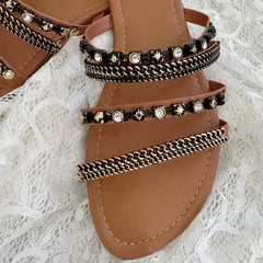 SANDALIA FLAT EMMA TOAST (287-3) en internet