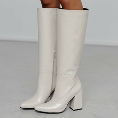 BOTA CECILIA OFF WHITE - LAS ROXY