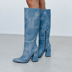 BOTA CECILIA BLUE JEAN - tienda online