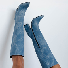 BOTA CECILIA BLUE JEAN