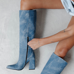 BOTA CECILIA BLUE JEAN - comprar online