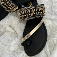 SANDALIA FLAT TINI BLACK (288-1) en internet