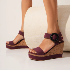 SANDALIA DOLO MALBEC - (850) - LAS ROXY