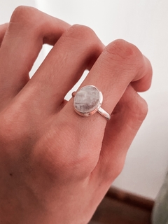 Anillo Plata Piedra de la Luna - comprar online