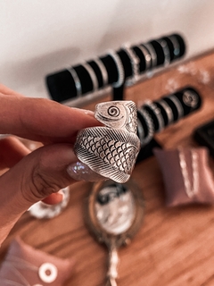Anillo Allegra Plata regulable - Perla Mía