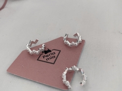 Ear cuff Uma plata cubic por unidad - Perla Mía