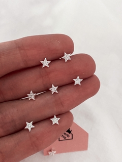Miniatura Plata y cubic Star por unidad