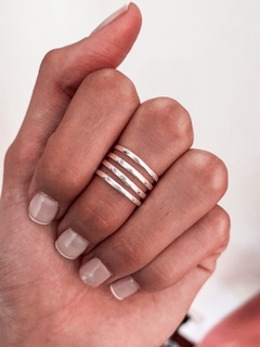 Anillo Plata Roma regulable