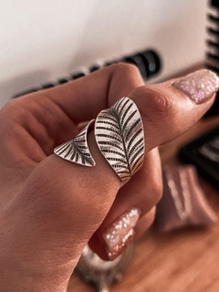 Anillo Indiana Plata regulable - Perla Mía