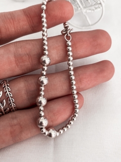 Pulsera plata Martina - comprar online