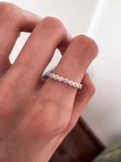 Anillo Plata cubic Martina