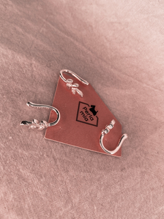 Ear Cuff Plata y cubic Laurel por unidad en internet