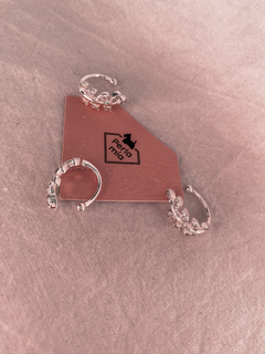 Ear Cuff Plata y cubic Laurel XL por unidad en internet