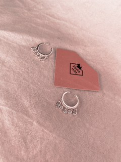 Ear Cuff Plata y cubic India por unidad - comprar online