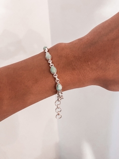 Pulsera Plata Piedra Larimar en internet