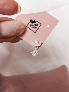 Miniatura Plata y cubic Genna por unidad