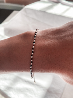 Pulsera Plata y piedras naturales - tienda online