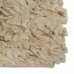 Alfombra de Algodón - Chindy - 120 x 170 cm - Beige