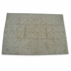 Alfombra de Algodón - Tramado Diagonales - 140 x 200 - Pelo Corto Natural - comprar online