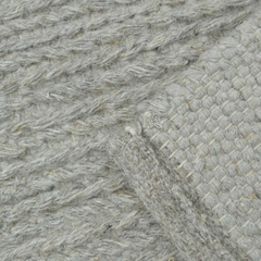 Alfombra de Lana y Algodón - 160 x 230 - Gris Claro - Karmela Deco