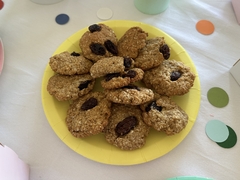 Cookies de Manzana y Pasas