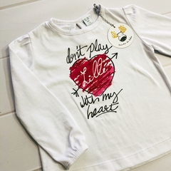 Remera Don´t Play Heart en internet