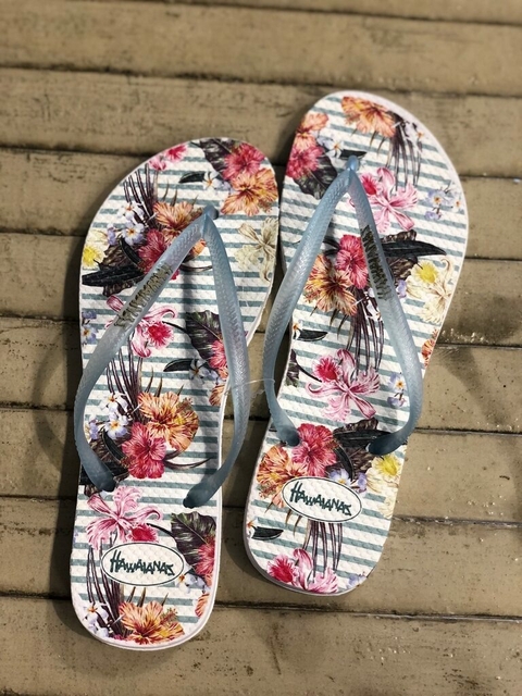 Ojotas slim dama estampadas - Washed flowers (OJSLESTWSHFLW)