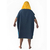 Poncho Cambiador Secado Rapido Origami ~ Azul (PONORAZ) - comprar online