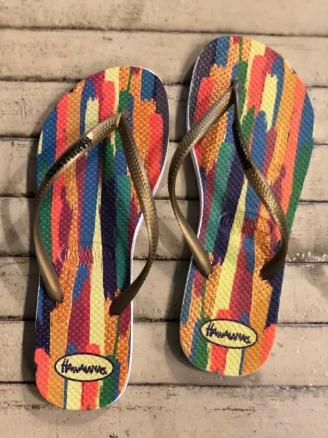 Ojotas slim dama estampadas - Brush color (OJSLESTBRCL)