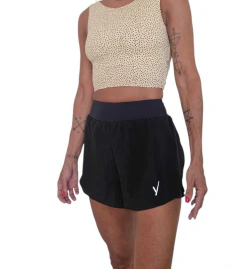 Short Soft Duplo Preto - Evolution Sportswear