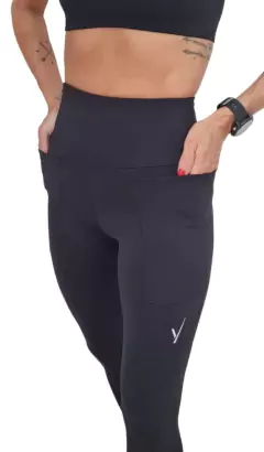 Legging | Tecido de Compressão Emana Preto - comprar online