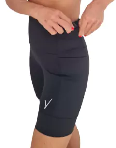 Short Classic 6 Bolsos | Tecido de Compressão Emana Preto - comprar online